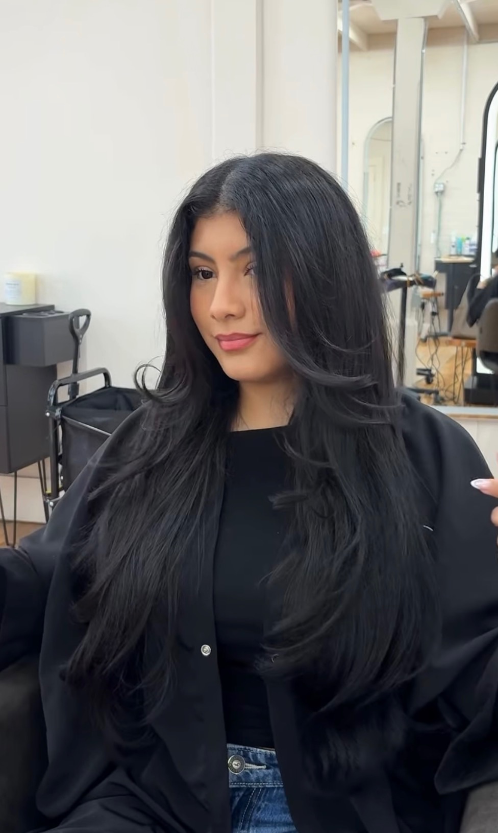 Hair styling work by Melanie