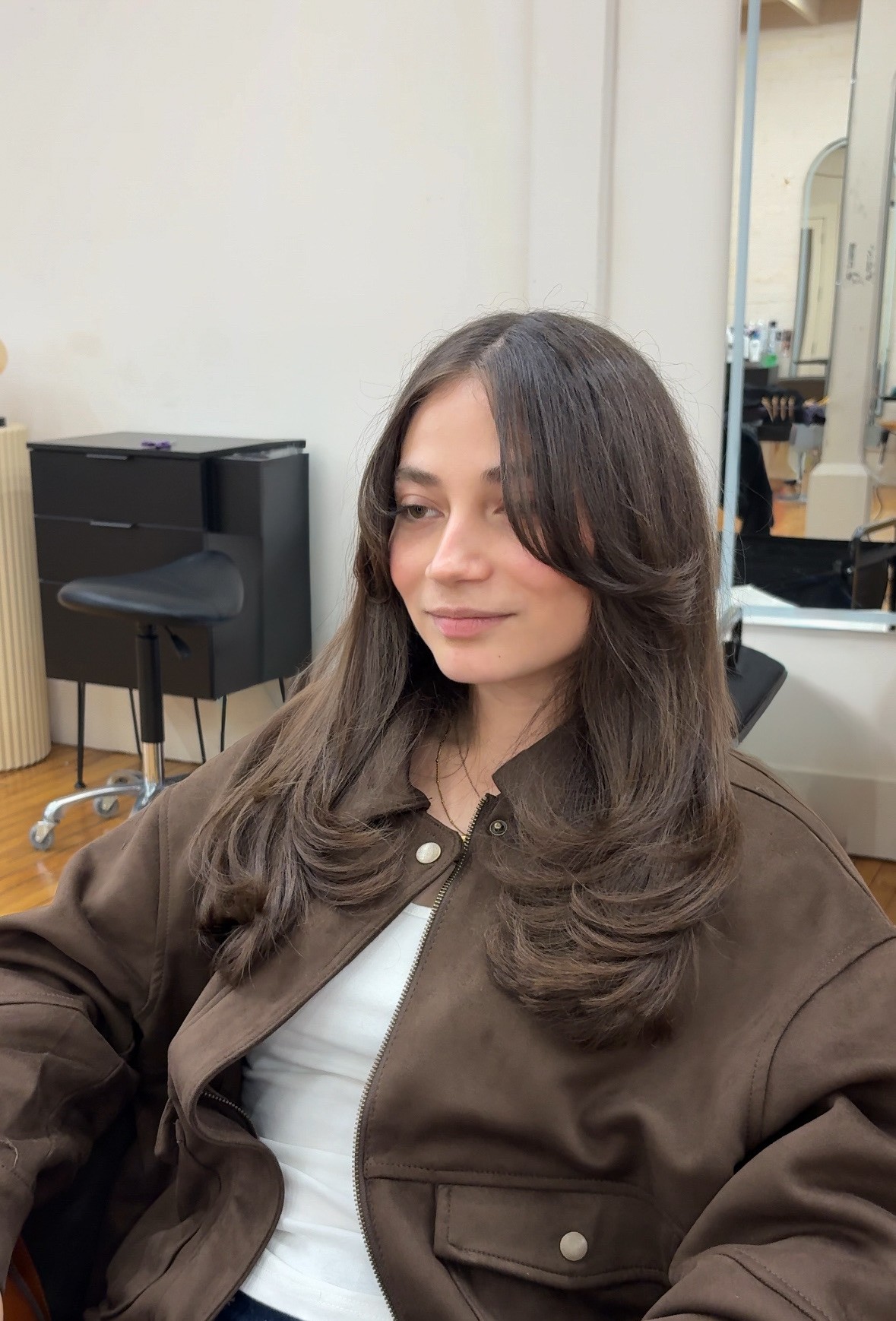Hair styling work by Melanie